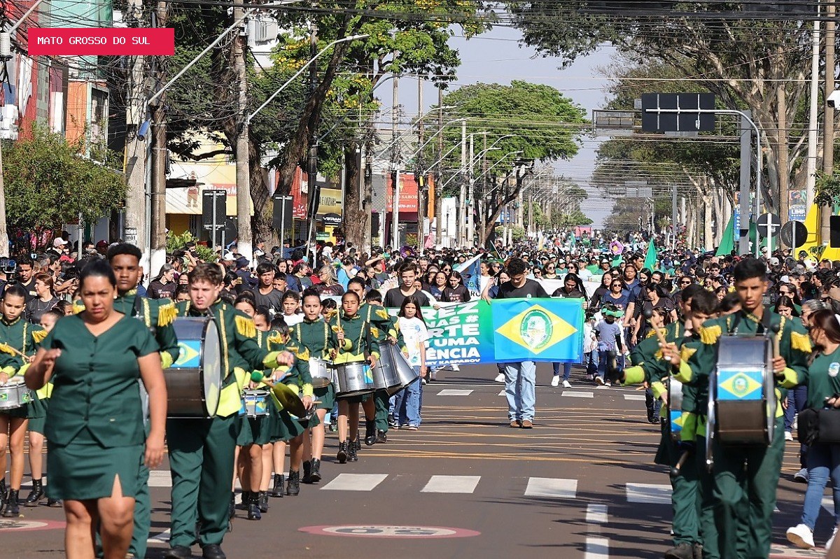 Dourados bate recorde de inscritos para desfile de 7 de Setembro