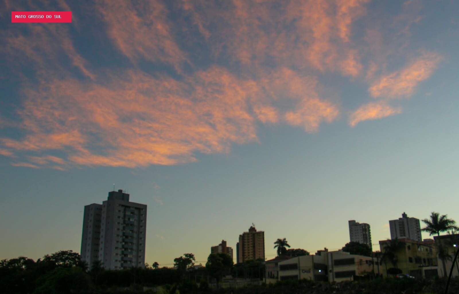Frente fria traz chance de chuva e trégua no calor em parte de MS