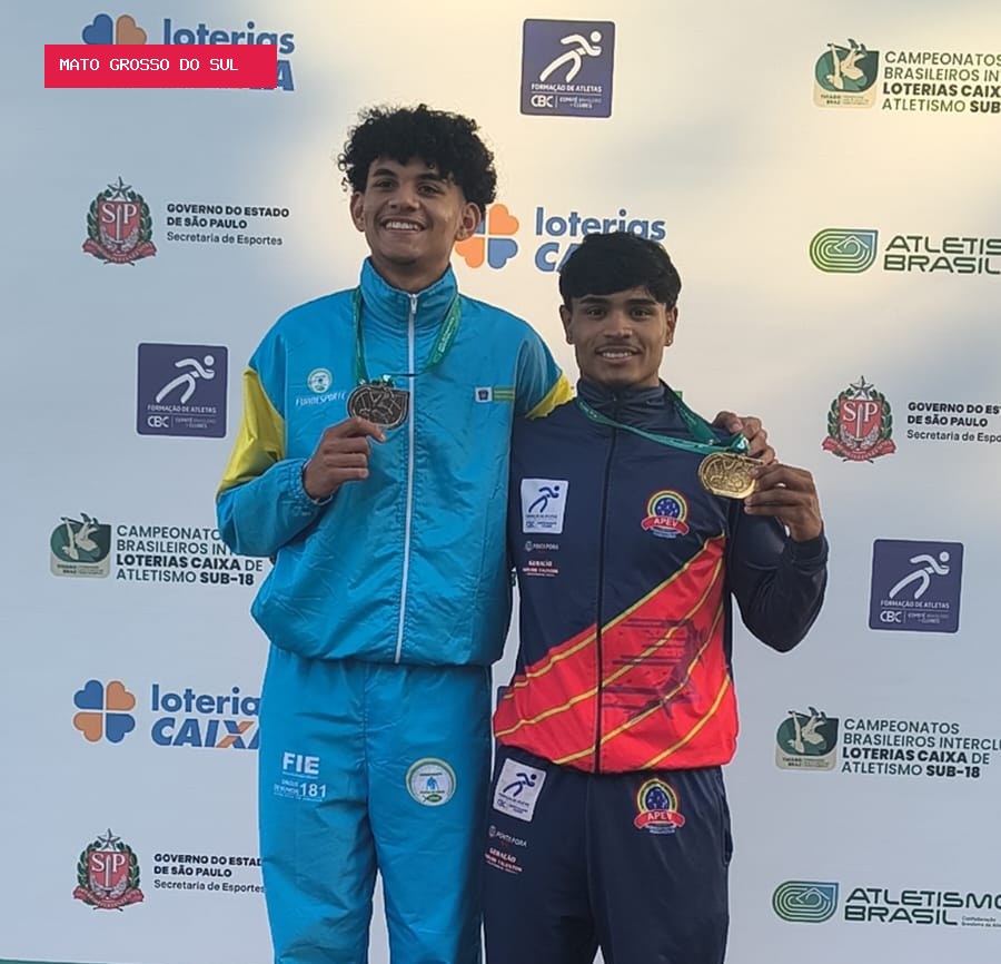 MS faz dobradinha inédita com ouro e prata nos 400m do Brasileiro Sub-18