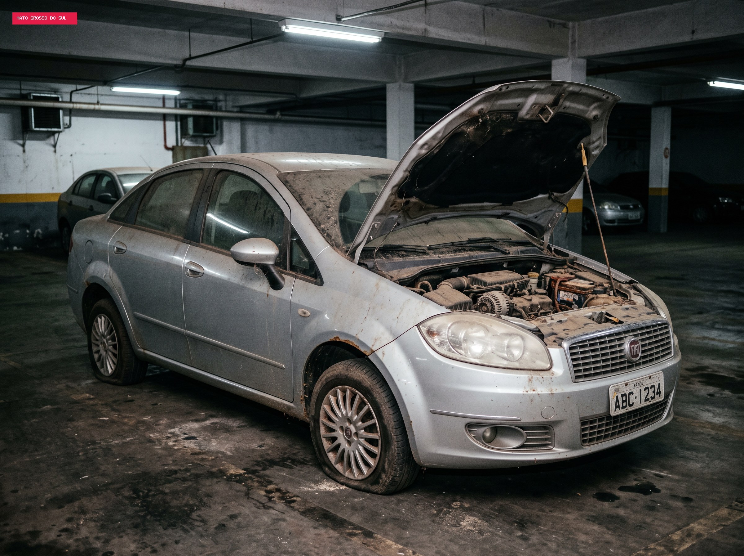 Carro parado também sofre desgaste