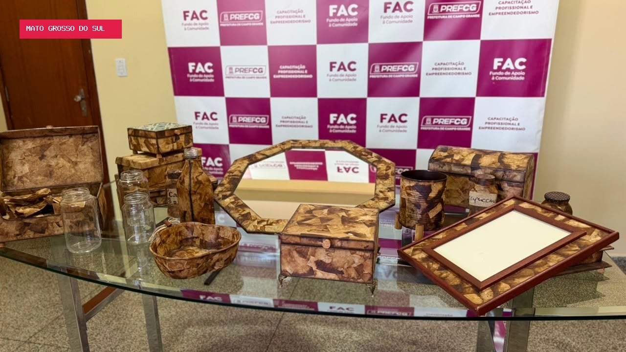 Oficina gratuita ensina a transformar filtro de café usado em artesanato em Campo Grande