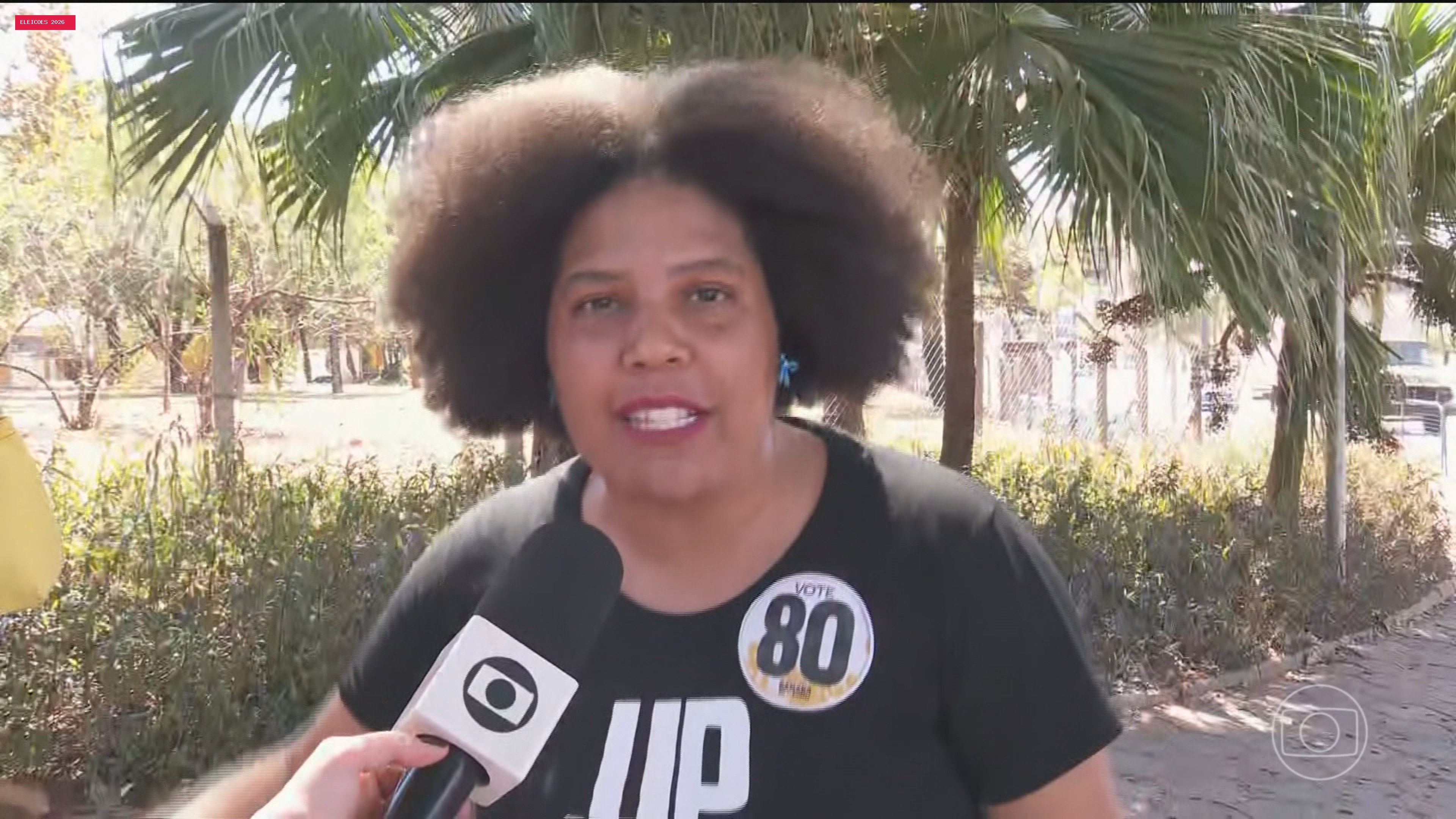 Samara Martins, candidata à Presidência pelo partido Unidade Popular, passa o dia em BH