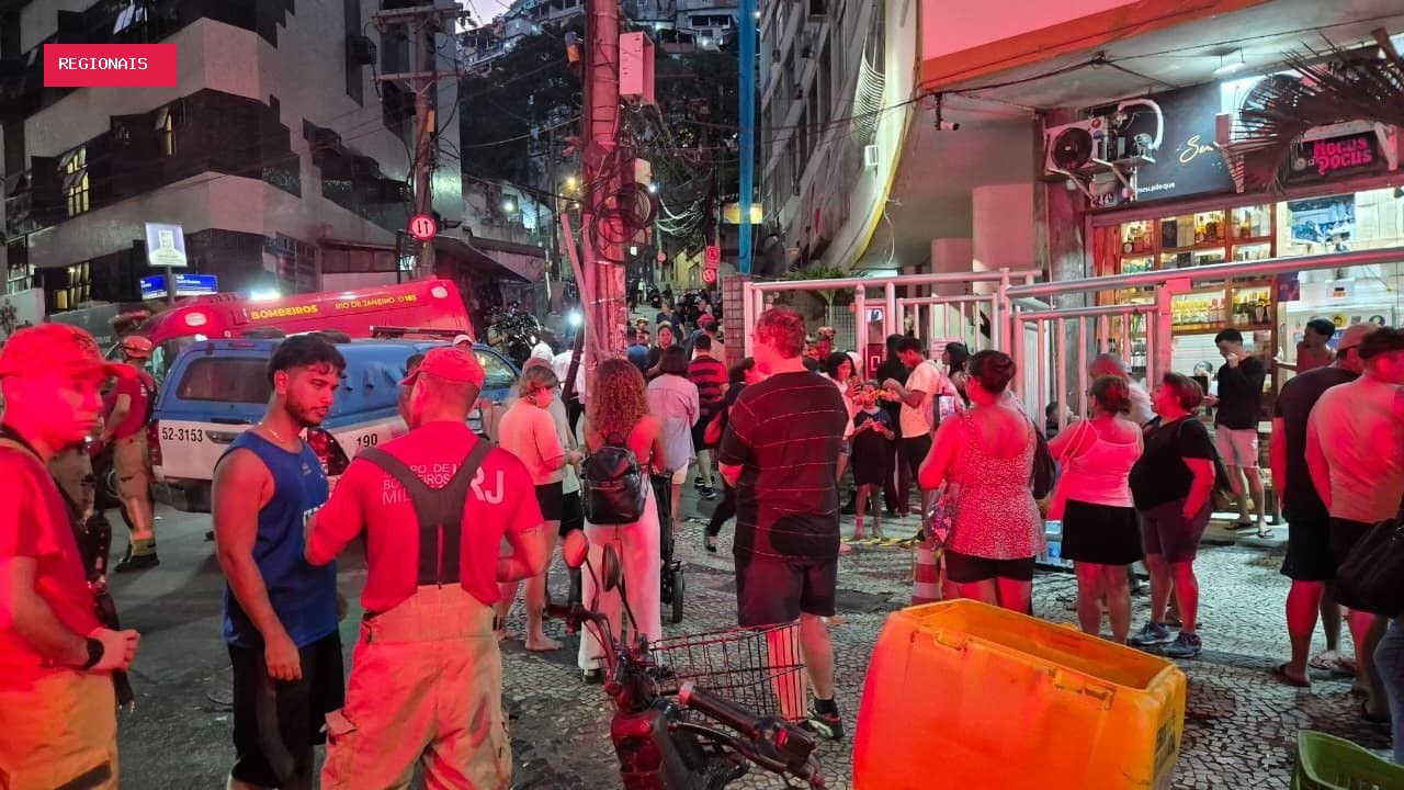 Explosão em prédio residencial deixa quatro feridos e interdita rua em Copacabana, Zona Sul do Rio