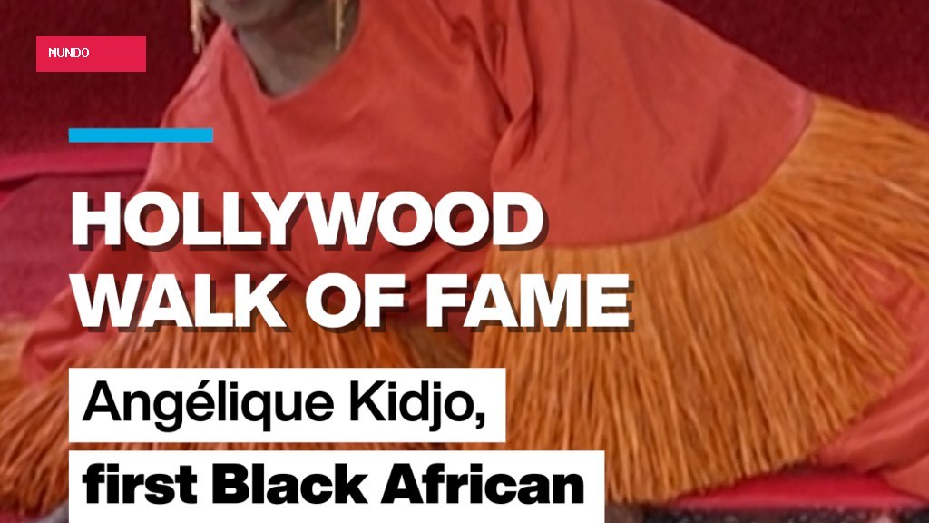 Angélique Kidjo becomes the first Black African honoured with a star on the Hollywood Walk of Fame