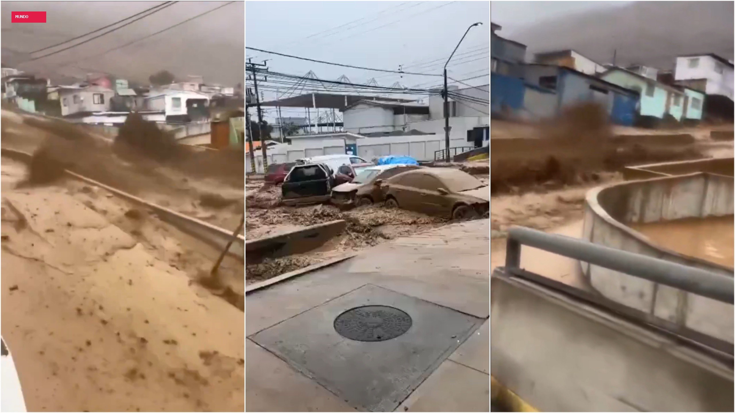 Chile decreta estado de catástrofe após enchentes e deslizamentos no norte do país