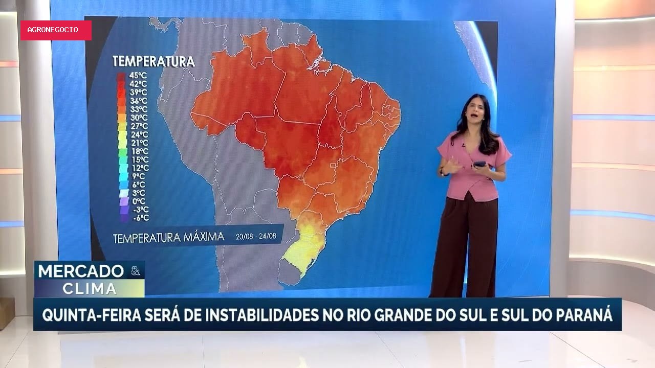 Chuva forte e risco de temporais afetam o Sul e Sudeste do Brasil
