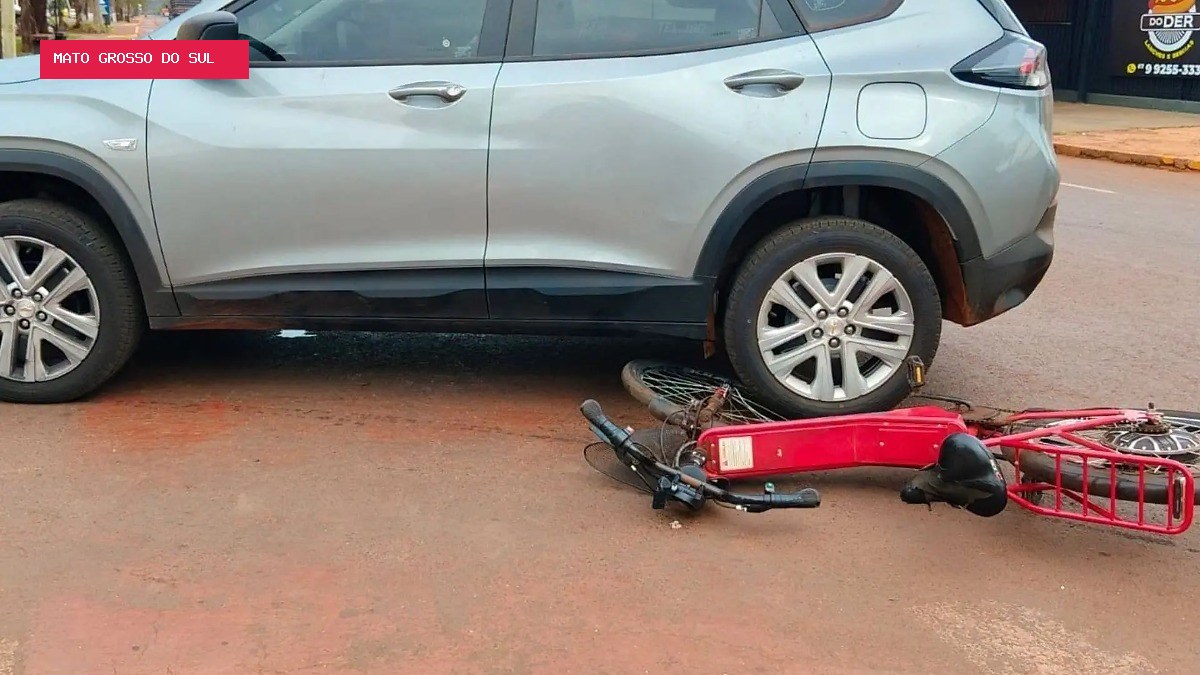 Idosa morre após ser atropelada por carro em rotatória de Rio Brilhante