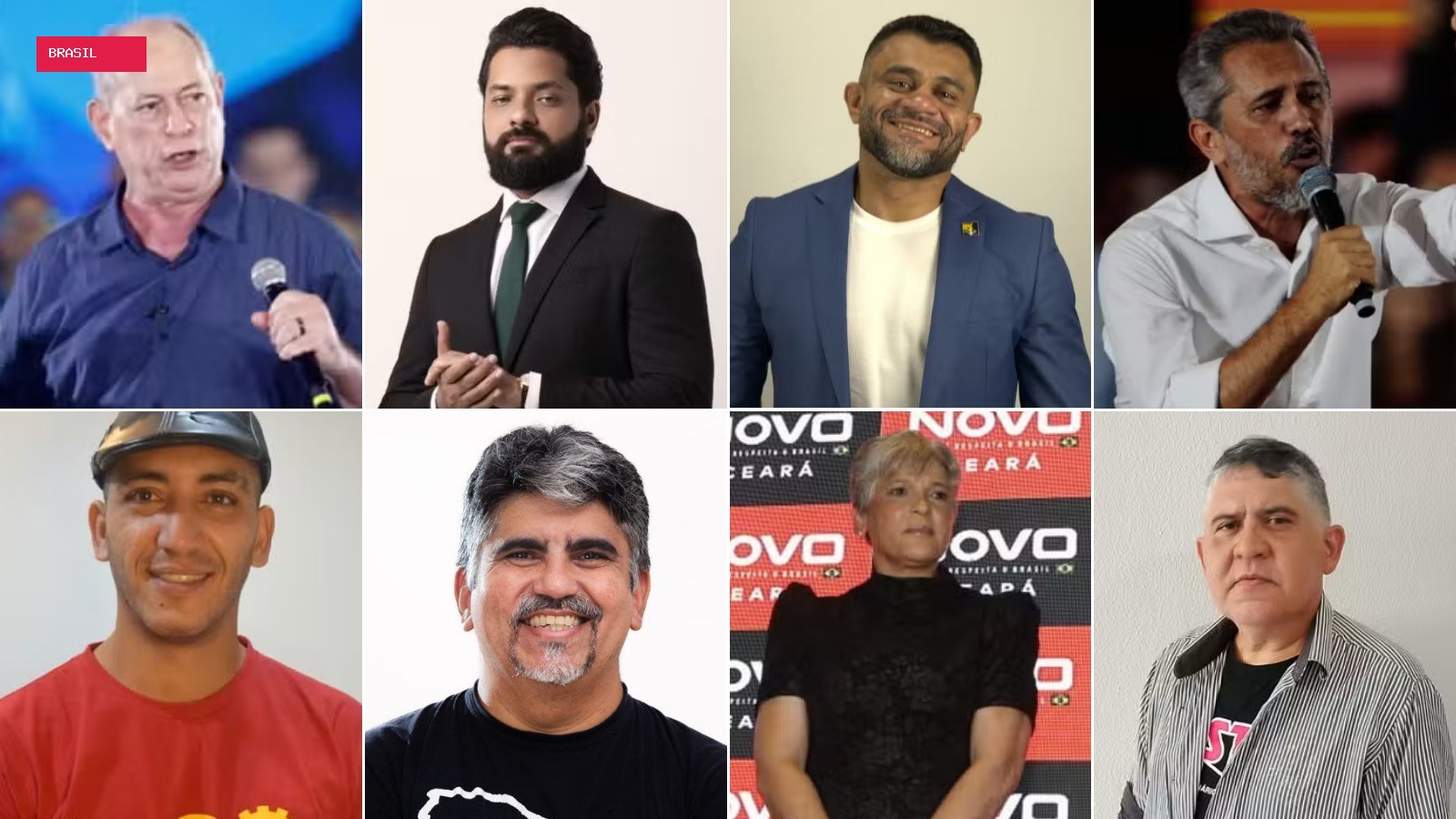 Candidatos ao governo do Ceará concentraram atos de campanha em Fortaleza nesta terça (18)