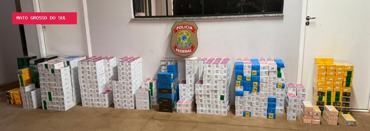 Polícia Federal prende dois homens com 652 celulares de origem estrangeira em Mato Grosso do Sul