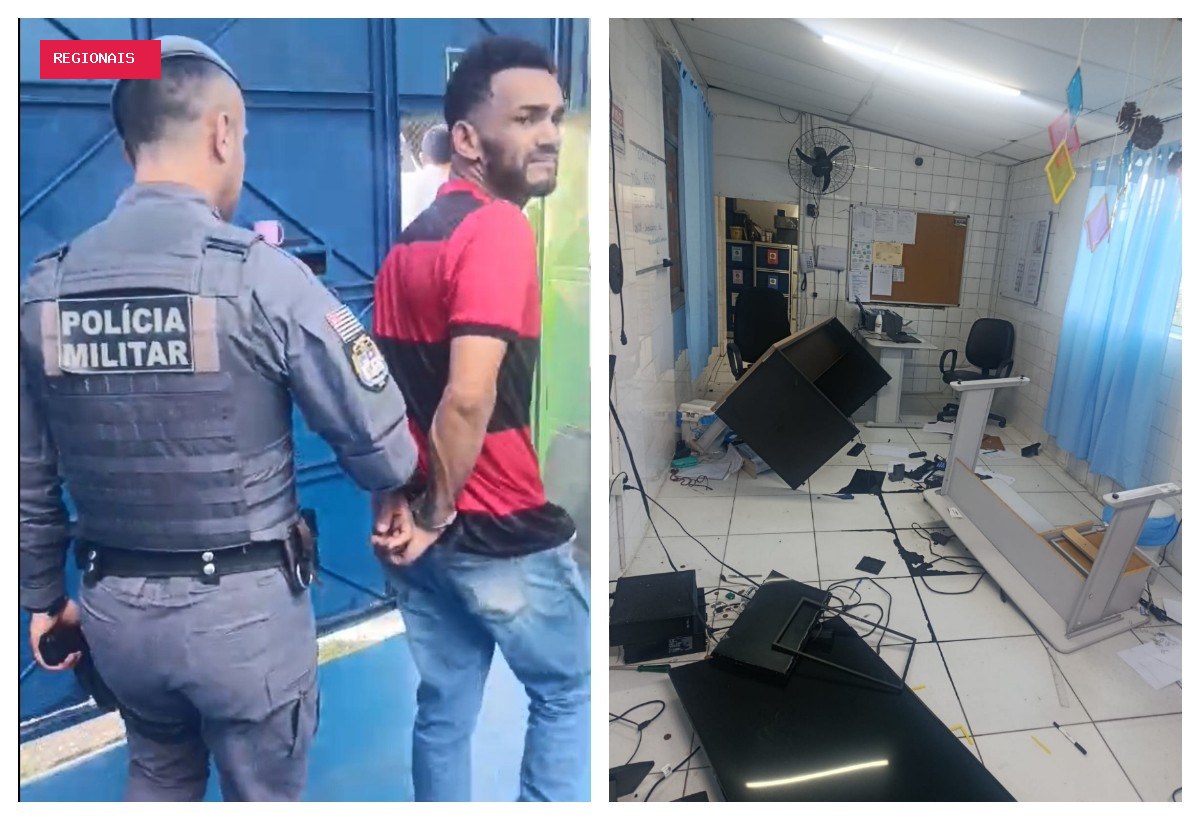 Pai de aluna é preso no Jardim Peri, Zona Norte de SP, após quebrar creche e agredir funcionários