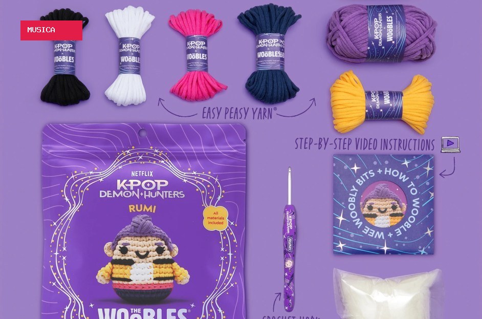 These ‘KPop Demon Hunters’ Crochet Kits Let You Create Your Own Character Plushies