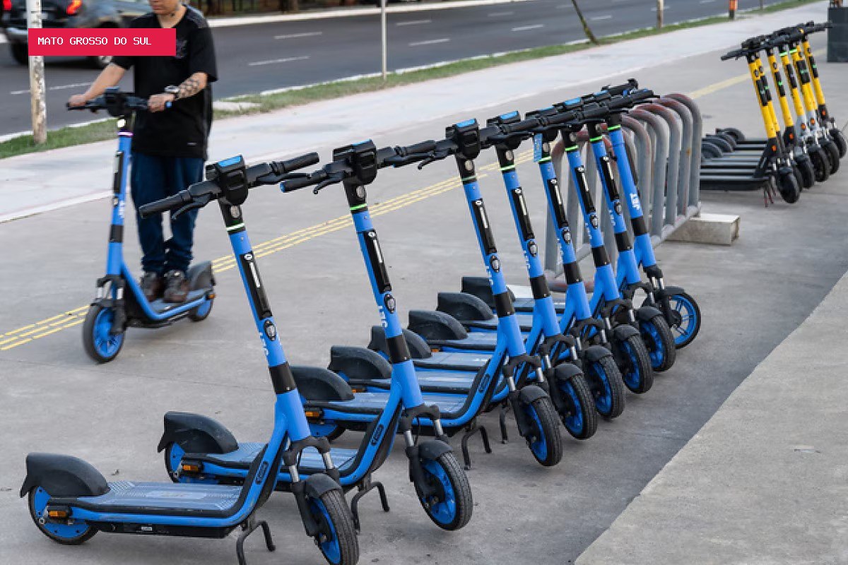 Patinetes e bicicletas compartilhadas terão regras de estacionamento em Campo Grande