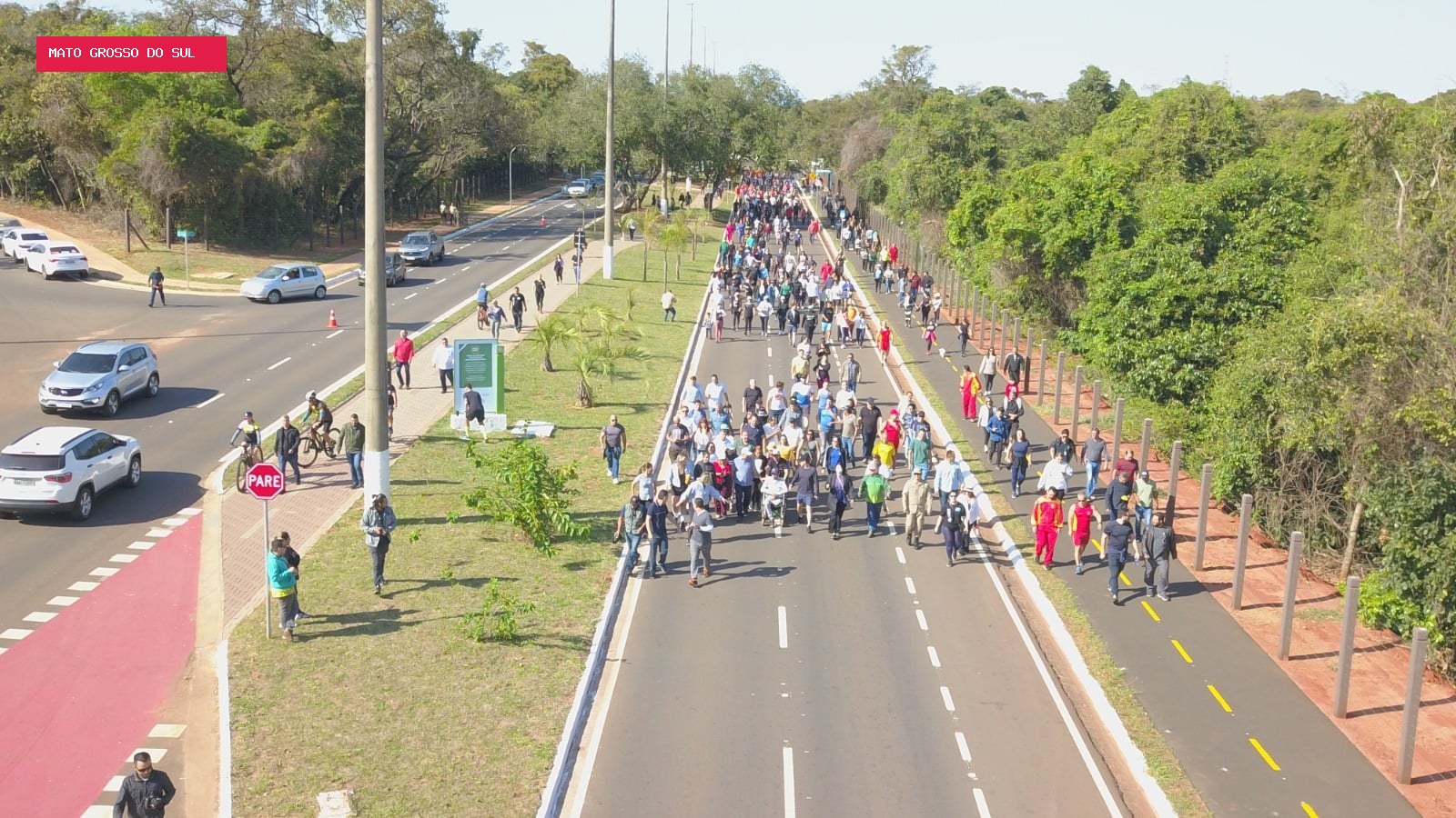 Para Reinaldo, Parque dos Poderes é a ‘praia’ dos campo-grandenses