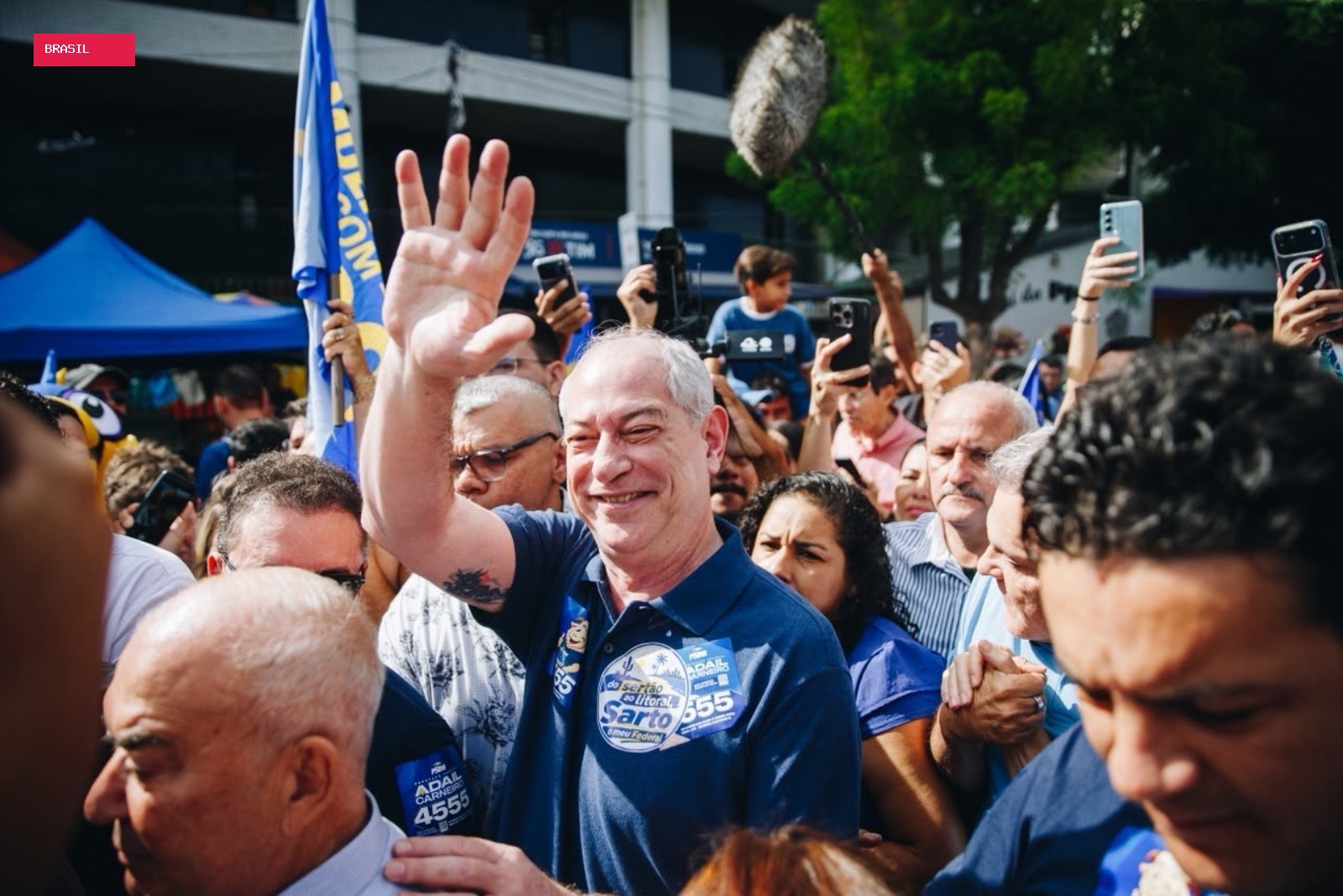 Ciro Gomes promete apoio ao microempreendedor e mudança na gestão da saúde no primeiro ato de campanha ao
