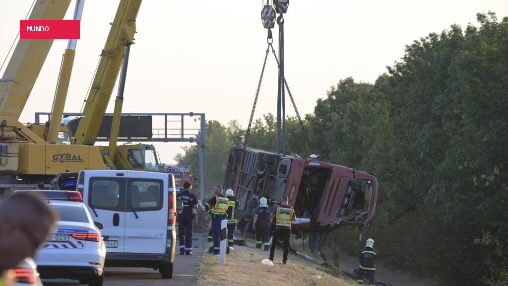 Poland-registered bus veers off Hungary highway, killing 12 people