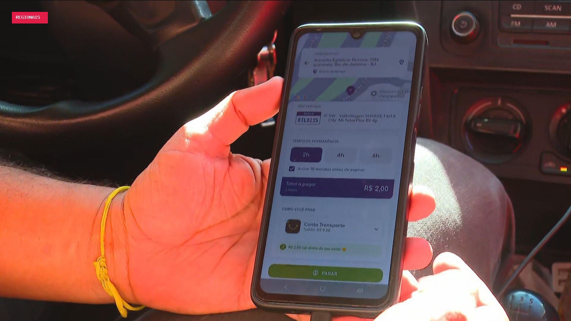 Rio Rotativo Digital registra falhas para motoristas no primeiro dia