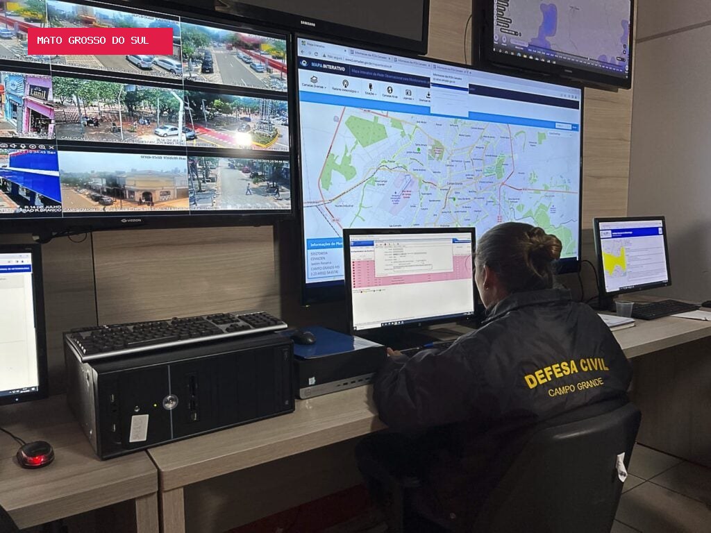 Campo Grande segue em alerta para vendaval com rajadas de até 60 km/h