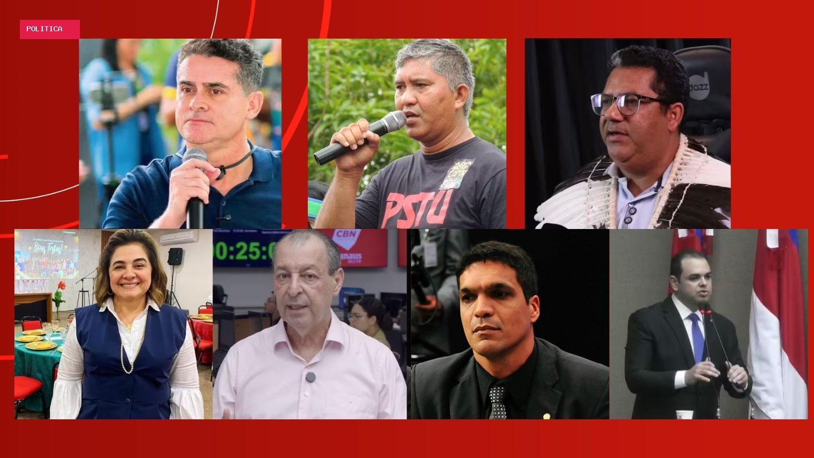 Veja quem são os candidatos a governador no Amazonas em 2026