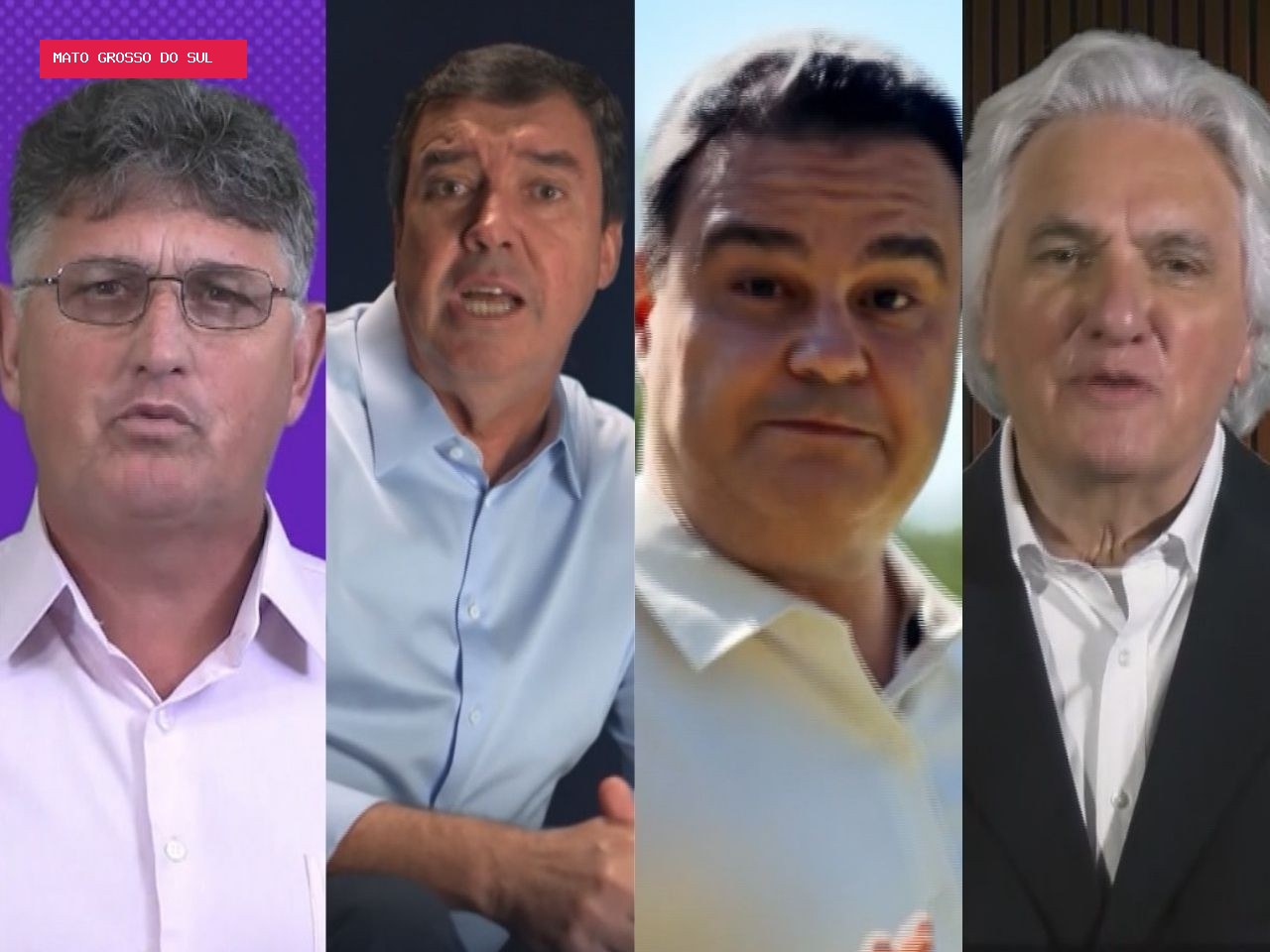 Candidatos ao governo levam à TV discursos sobre mudança, gestão e desigualdade em MS