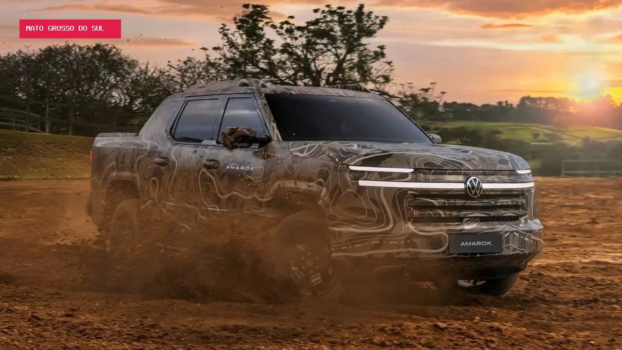 Nova Amarok hj aparece em Barretos, será híbrida e chega em 2027