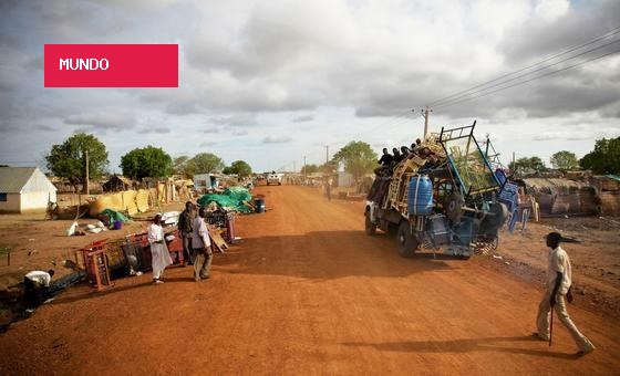 Refugiados sudaneses fogem para o Sudão do Sul em meio à crise alimentar