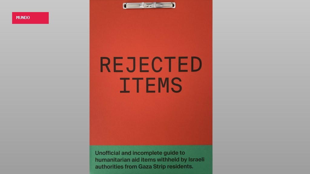 Fotolivro faz levantamento de itens de ajuda humanitária rejeitados por Israel para Gaza