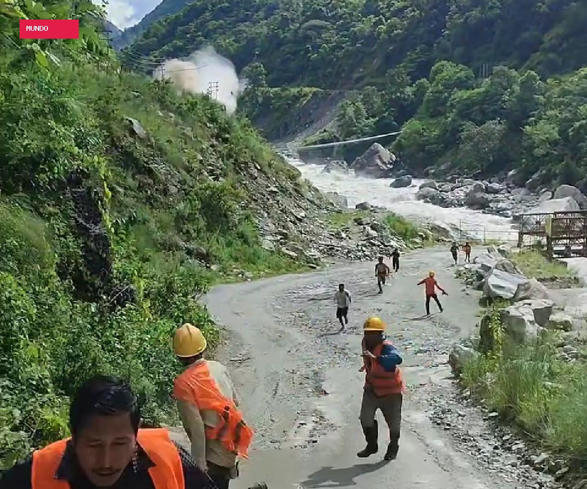 Avalanche de lama no Nepal e Tibete: funcionário de hidrelétrica filma fuga desesperada; VÍDEO