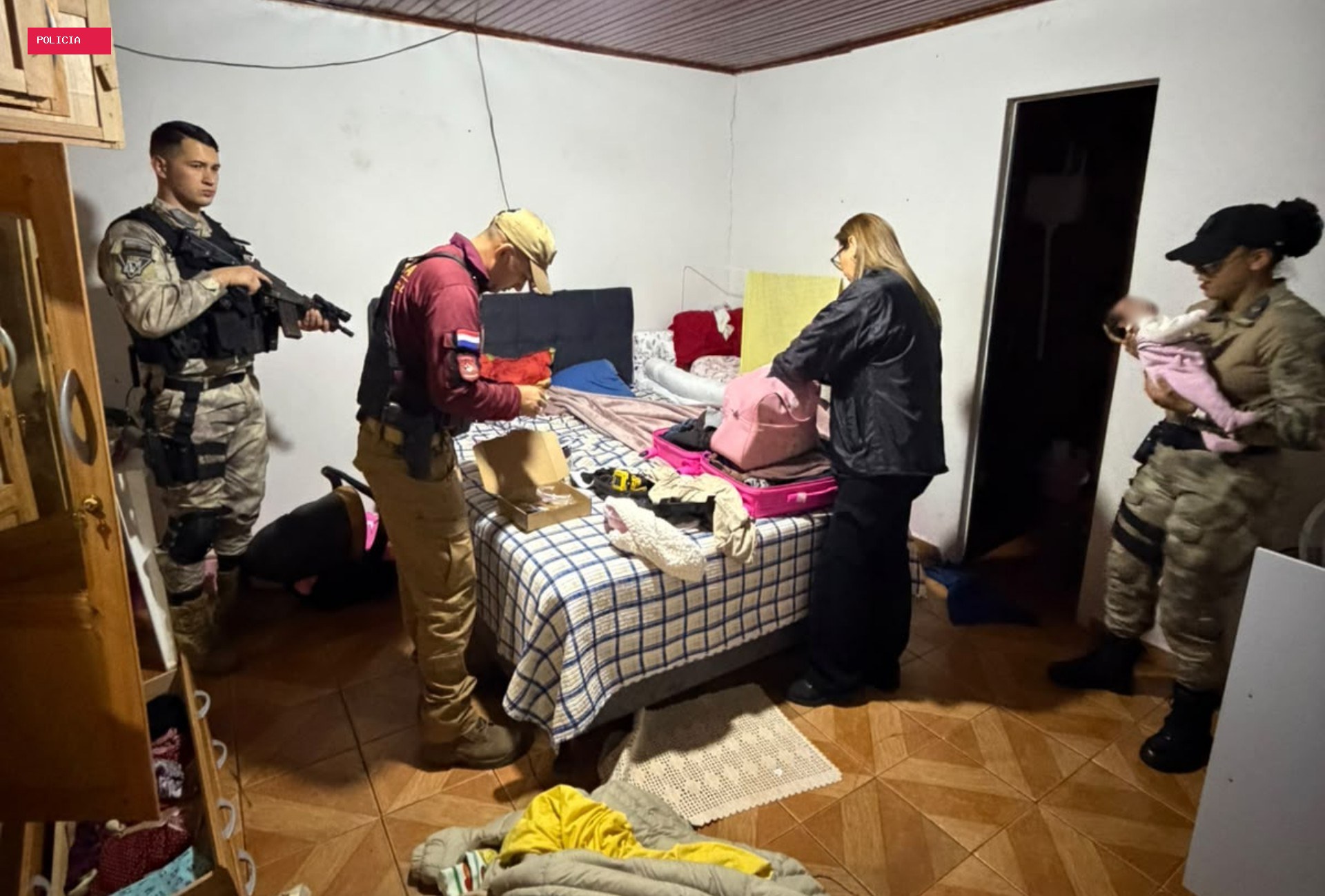 Bebê sequestrada em Campo Grande e resgatada no Paraguai está sob cuidados do Conselho Tutelar em MS