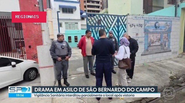 Idosos são retirados de casa de repouso interditada parcialmente em São Bernardo do Campo