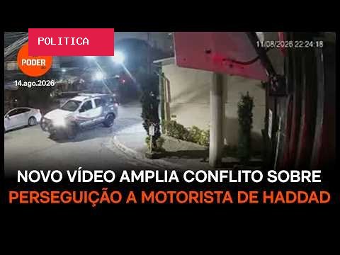 Vídeo contraria versão de motorista de Haddad sobre perseguição