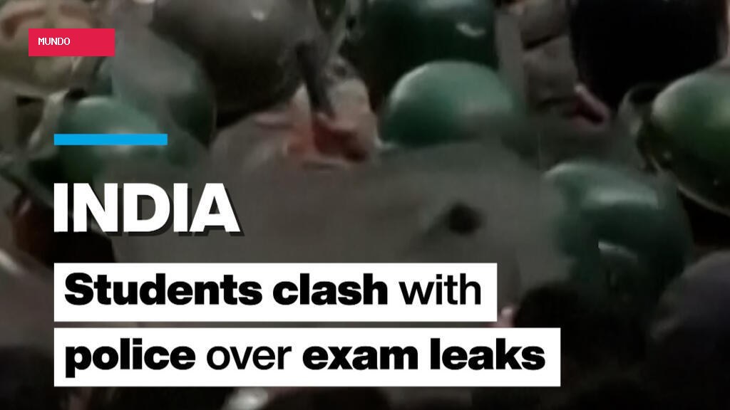 India: Students clash with police over exam leaks