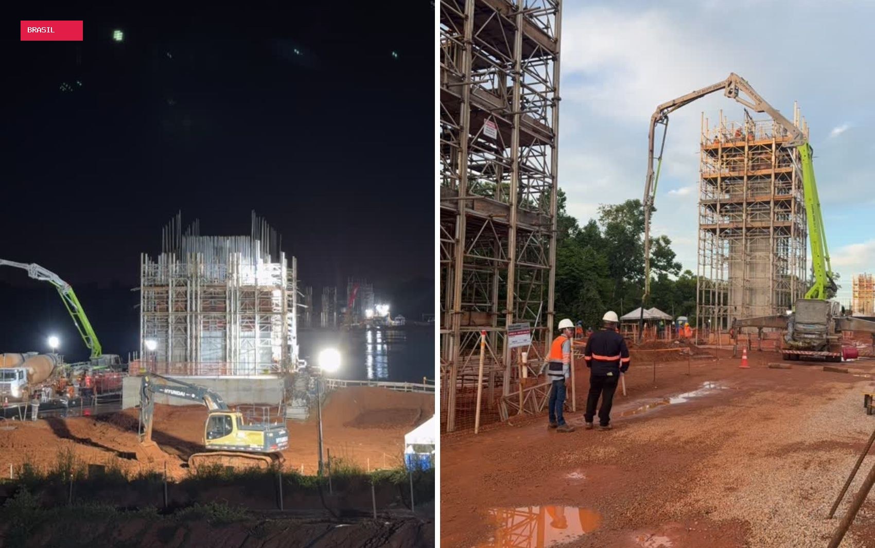 Ponte ferroviária é construída sobre o Rio Araguaia e conta com 1,6 km de extensão; vídeo