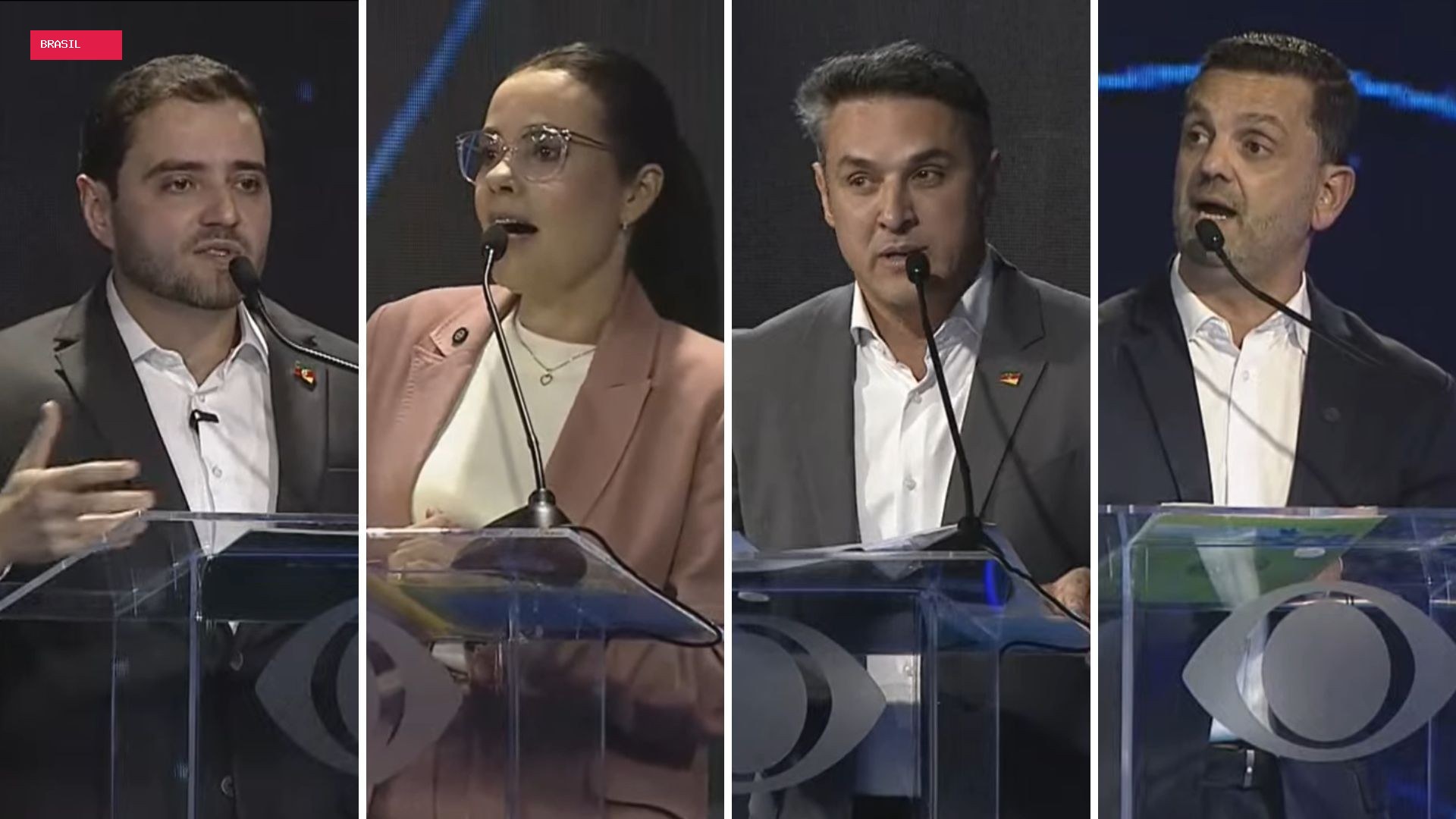 Em novo debate, candidatos ao governo do RS buscam explorar pontos fracos de adversários