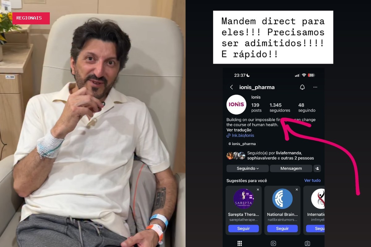 Esposa de Lito Sousa faz apelo por vaga em tratamento experimental