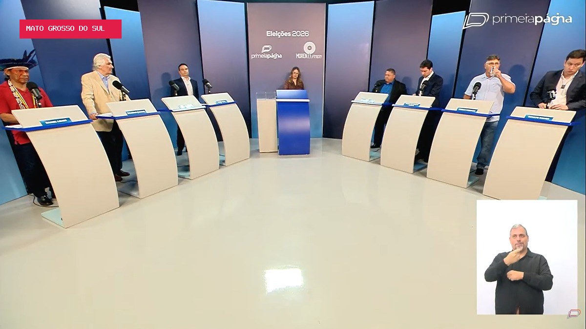 Debate ao Governo de Mato Grosso do Sul tem críticas a Riedel, propostas e ausência do governador