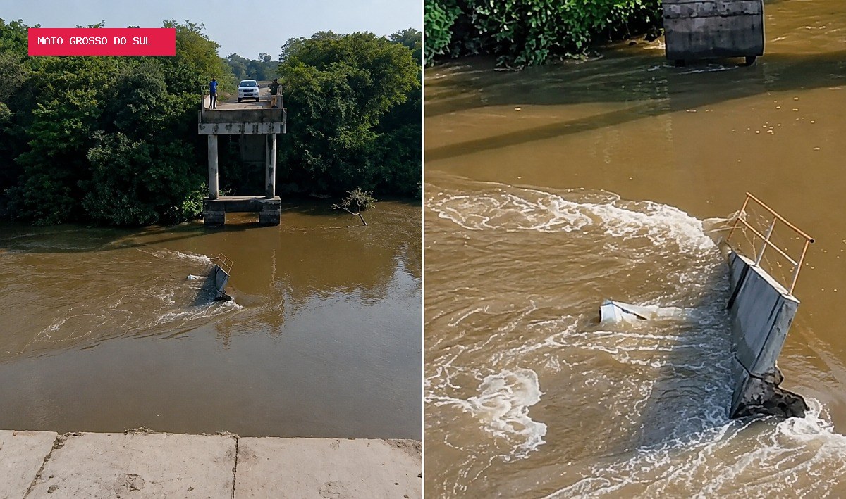 Queda no Taquari é a 4ª de ponte estadual em dez anos em MS