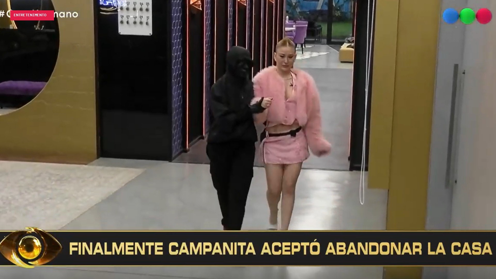 Brasileira é expulsa do Big Brother da Argentina, se recusa a sair e é retirada pela produção