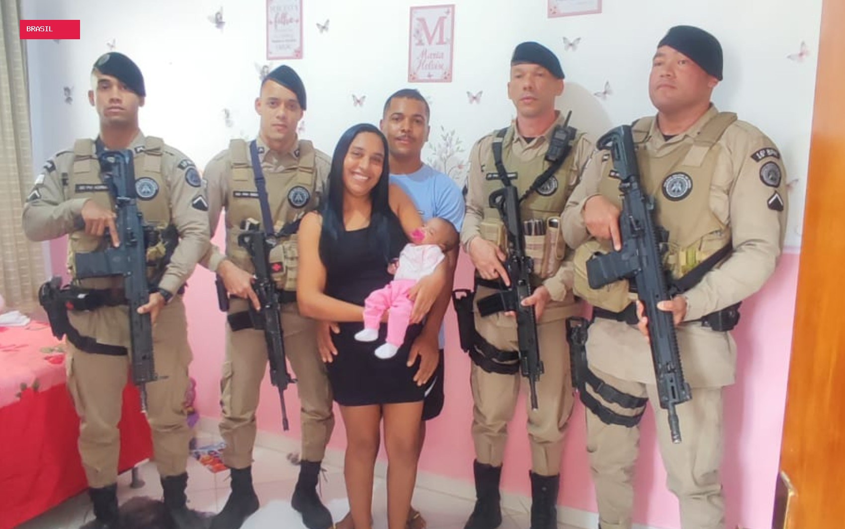 'Foi o presente do Dia dos Pais, minha filha nasceu de novo', diz pai após bebê de 1 mês ficar sem respirar