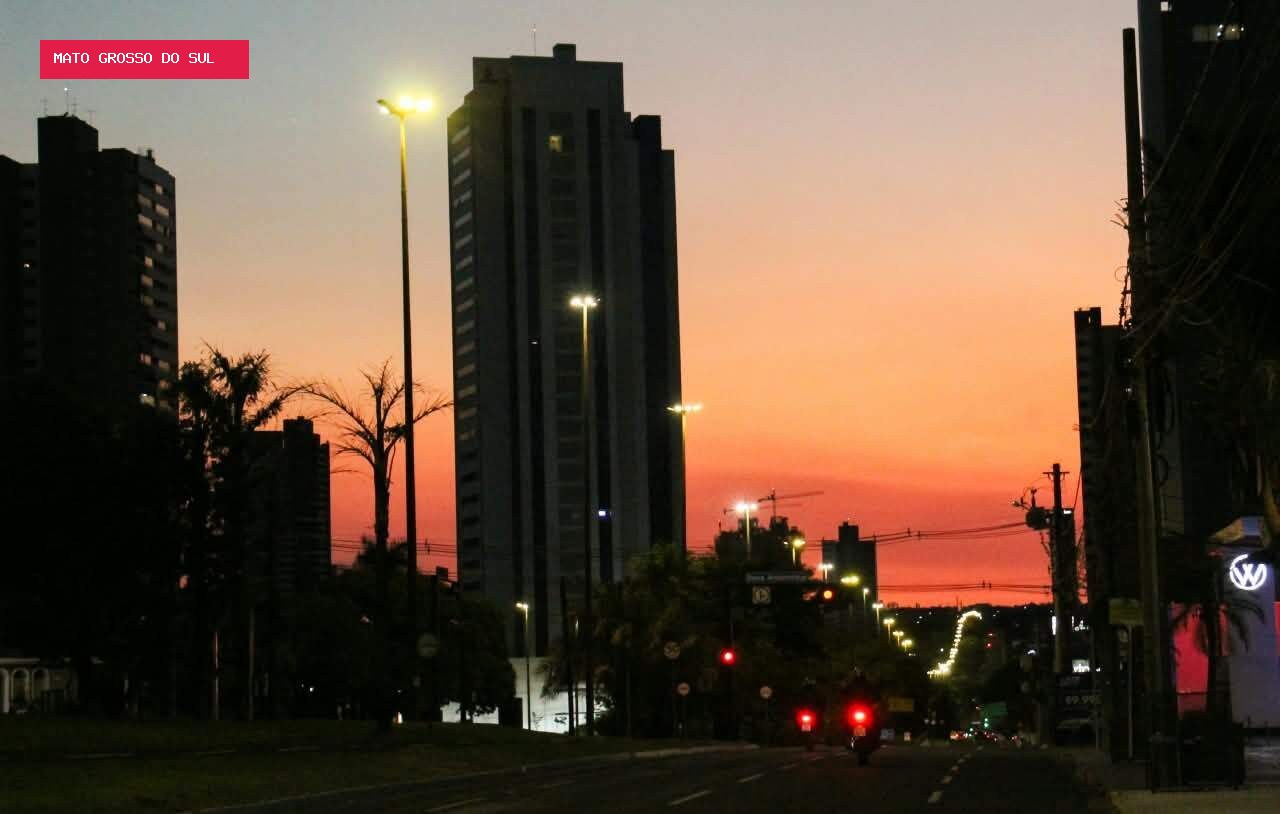 Quinta-feira terá calor de até 41°C, ar seco e alerta de ventos fortes