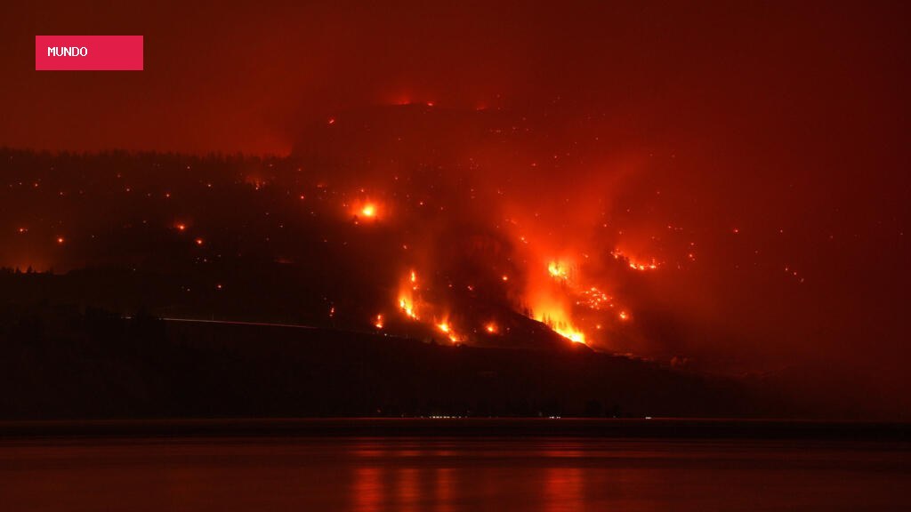 Incêndio com chamas de até 90 metros força retirada de 20 mil pessoas no oeste do Canadá
