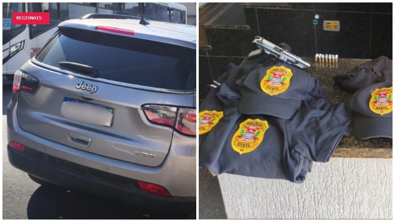 Quatro homens vestidos com uniformes da Polícia Civil são presos em Guarulhos, SP