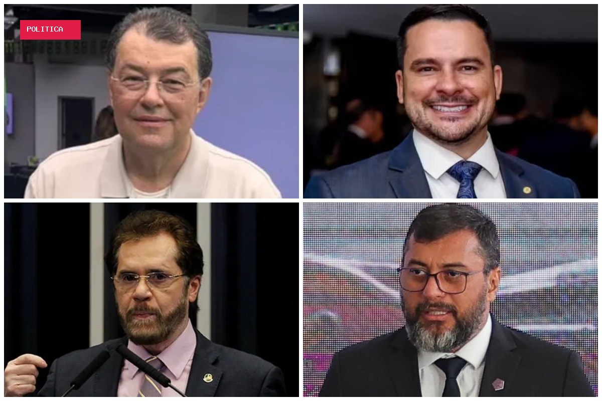 Quaest para o Senado no AM: Eduardo Braga, 25%; Capitão Alberto Neto, 16%; Plínio Valério, 13%; Wilson