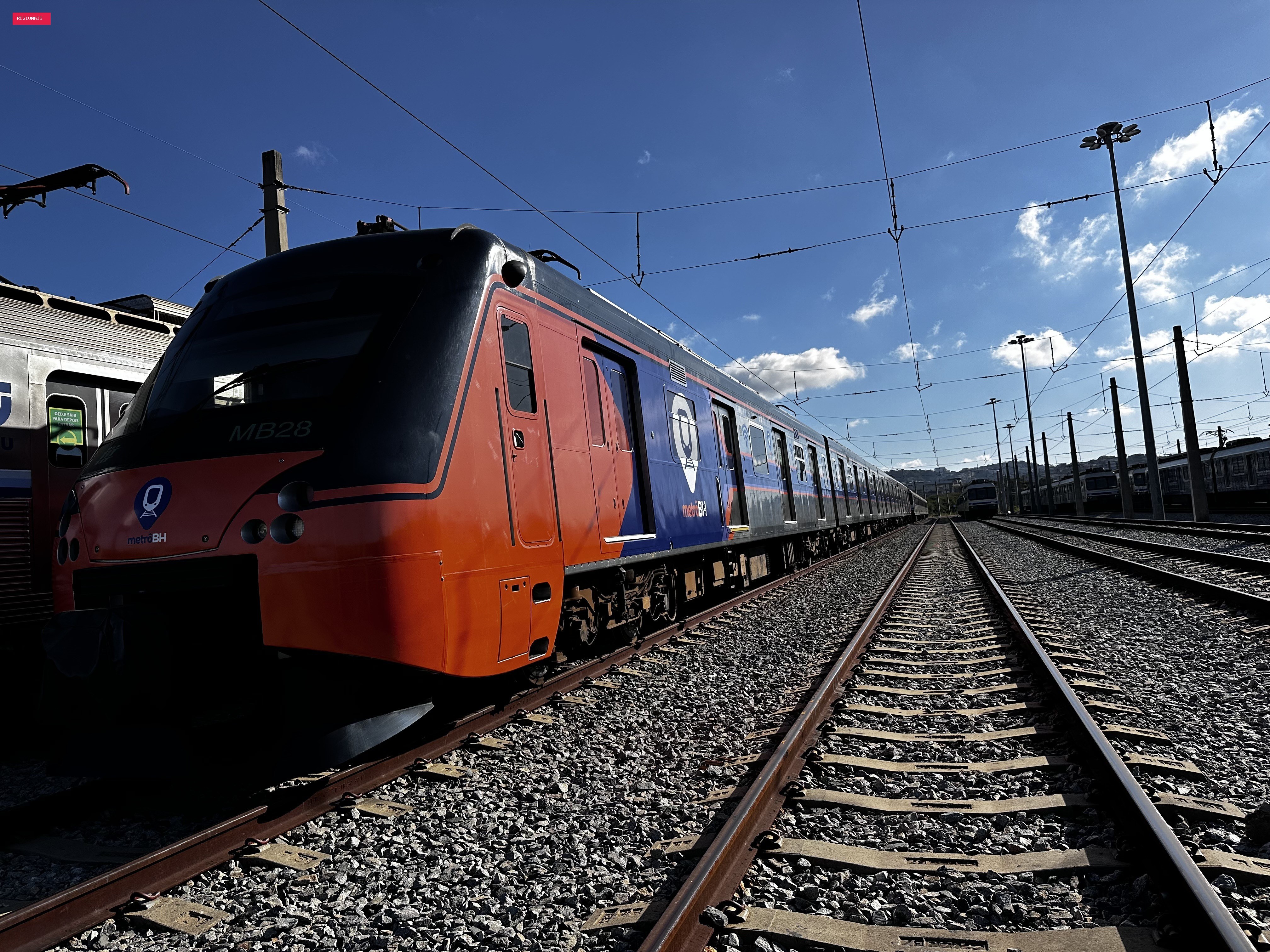 Metrô de BH terá intervalos maiores entre os trens nesta semana