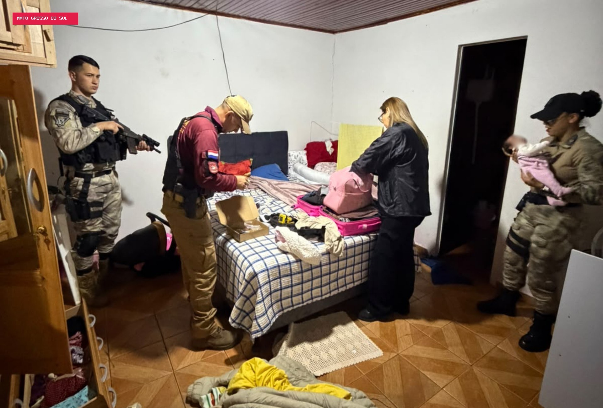 Bebê resgatada no Paraguai está sob cuidados do Conselho Tutelar em MS