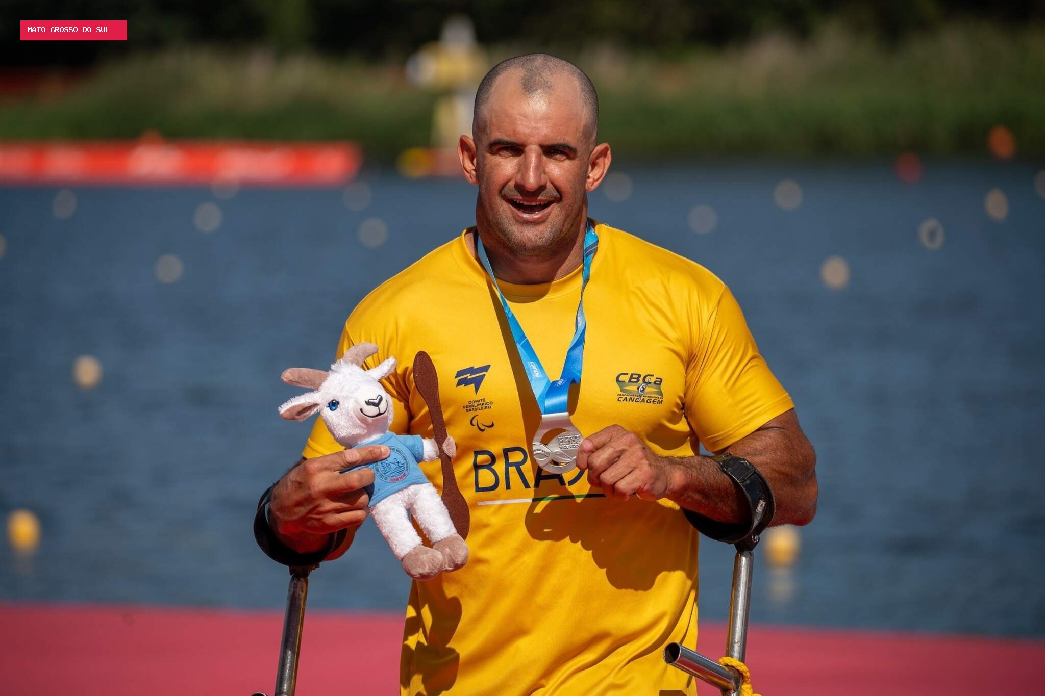Fernando Rufino conquista 2 medalhas de prata no Mundial de Paracanoagem