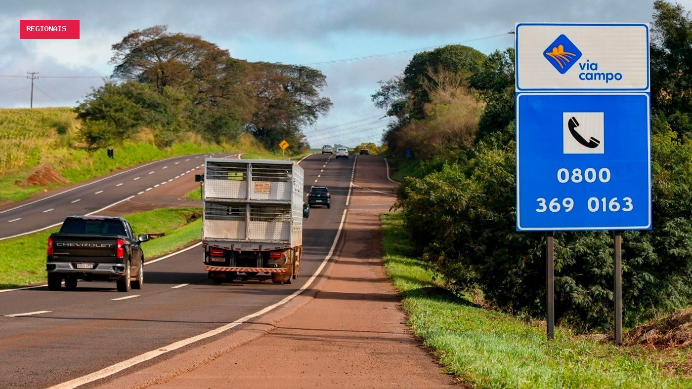 100 dias: Via Campo acelera melhorias em 432 quilômetros de rodovias
