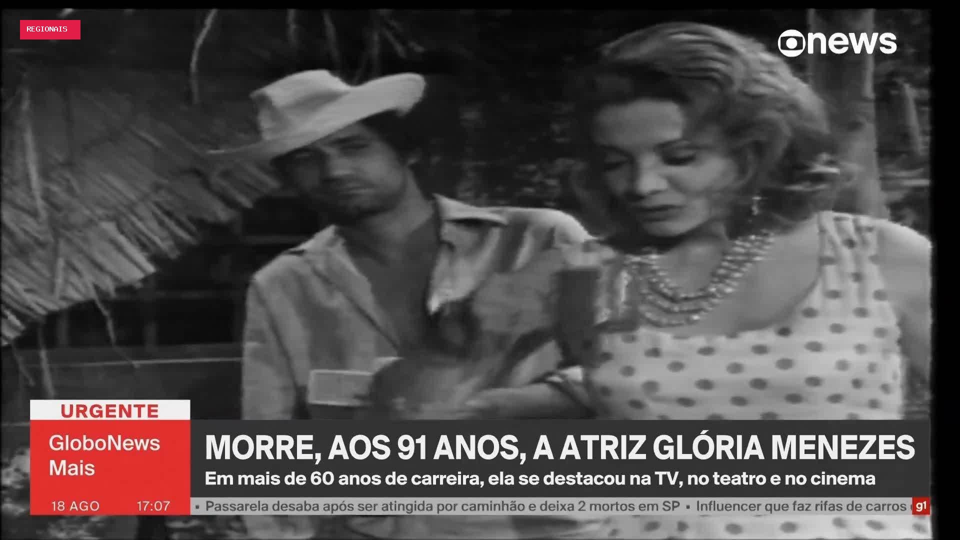 Glória Menezes, uma das maiores atrizes do país, morre no Rio