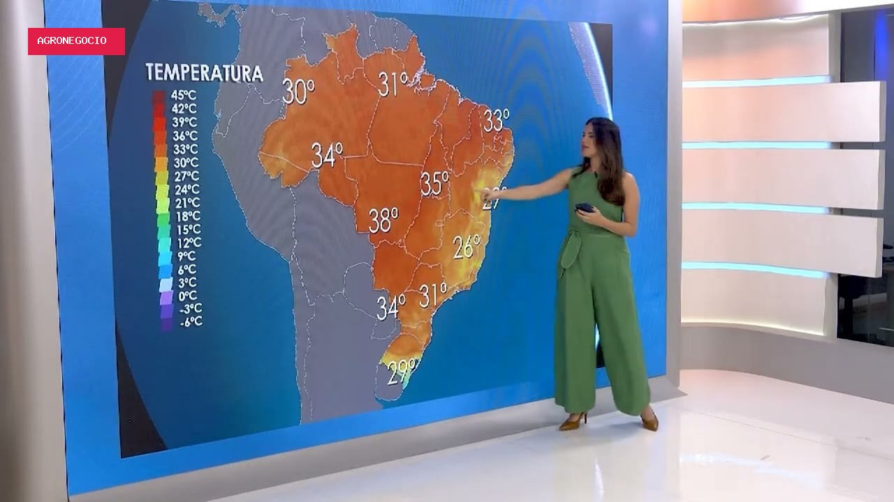 Calor intenso e chuvas fortes marcam a previsão do tempo no Brasil