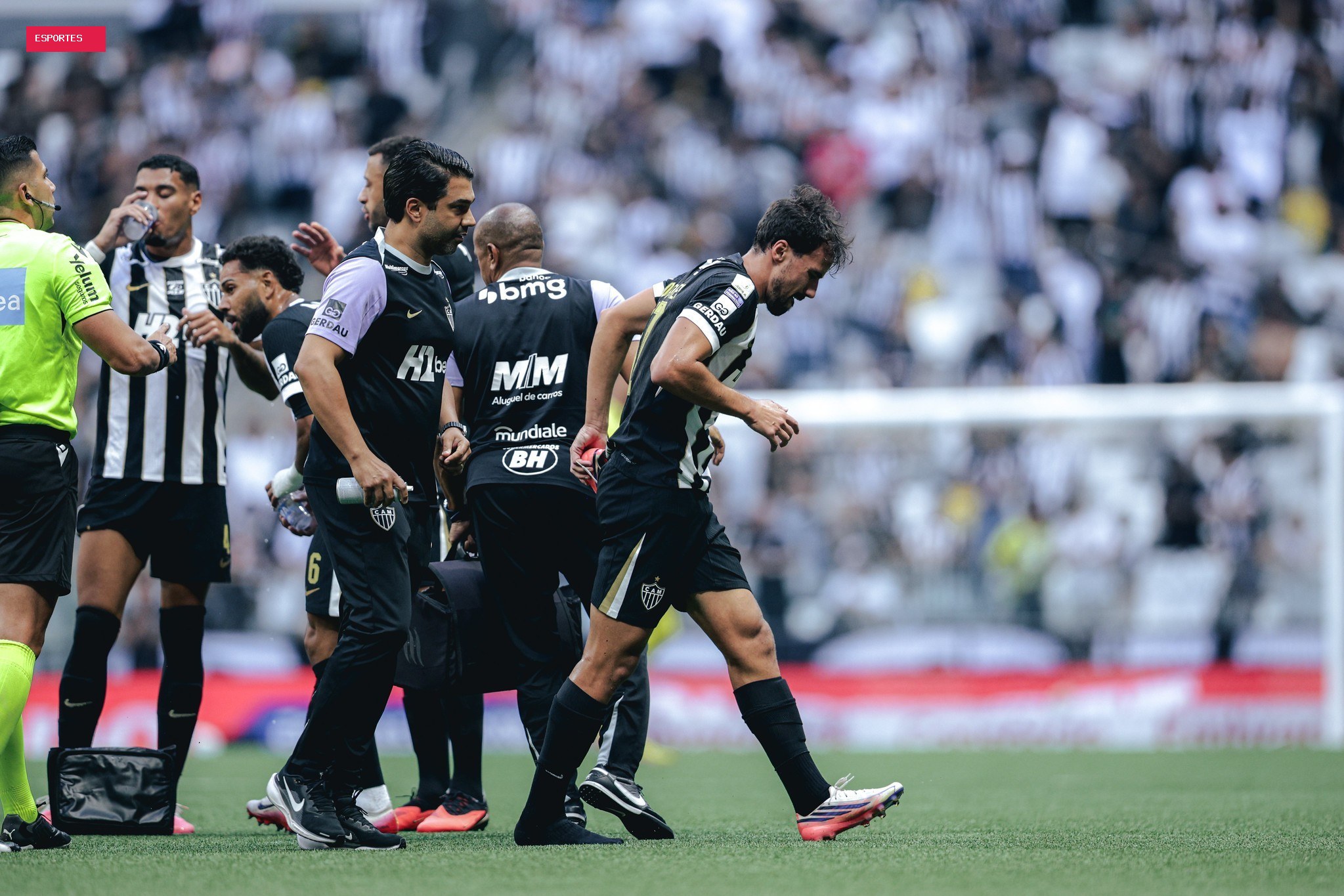 Atlético-MG confirma lesão de meia antes de duelo da Sul-Americana