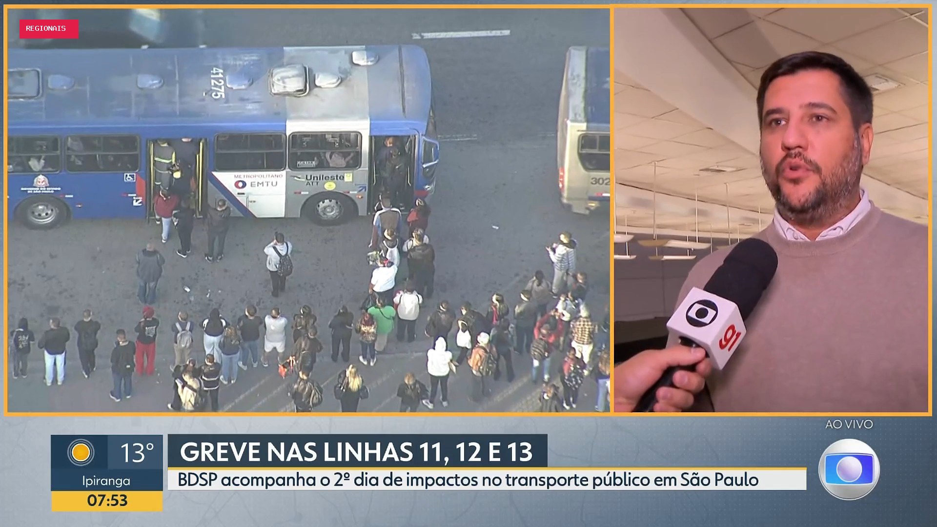 CPTM diz que menos de 3% dos maquinistas compareceram ao trabalho no 2° dia de greve de trens em SP